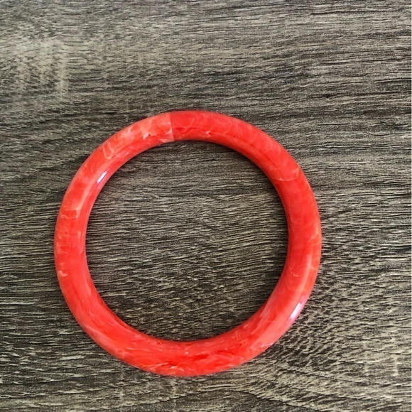 Vtg Marbled Plastic Bangle - Picture 8 of 8